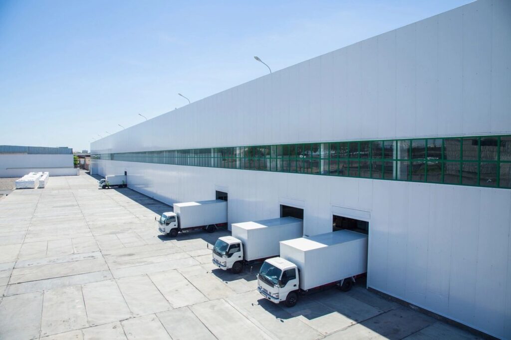 warehouse trucks